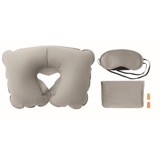 Set almohada, antifaz, tapones personalizado